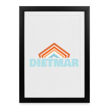 Dietmar - Affiche encadrée (27 × 37 cm) - noir - Devant