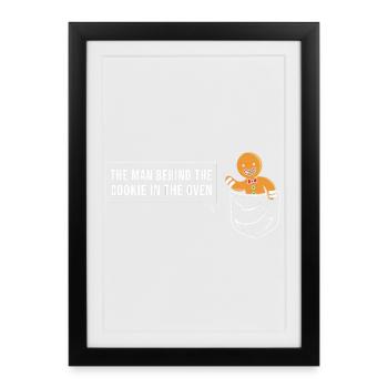 Futurs papas, futurs pères - Affiche encadrée (27 × 37 cm) - noir - Devant