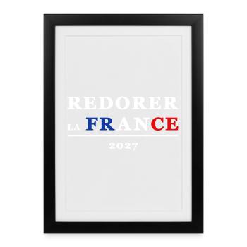 RESTORING FRANCE 2 - Framed poster (27 × 37 cm) - black - Front