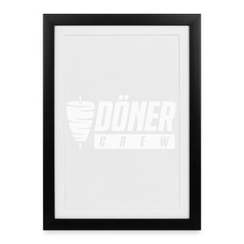 L’équipe Döner - Affiche encadrée (27 × 37 cm) - noir - Devant