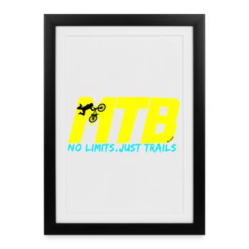 Alexwhiteclothing - Affiche encadrée (27 × 37 cm) - noir - Devant
