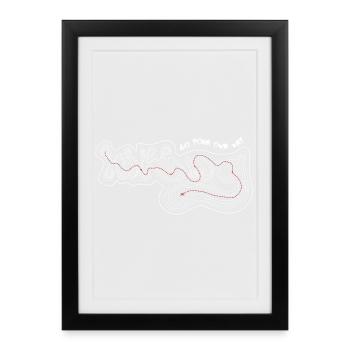 Outdoor - Framed poster (27 × 37 cm) - black - Front
