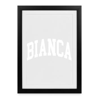 Bianca - Framed poster (27 × 37 cm) - black - Front