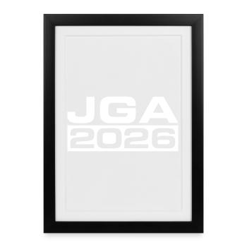Jga 2026 Bachelor Party - Framed poster (27 × 37 cm) - black - Front