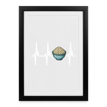 I love ricotta cheese - Framed poster (27 × 37 cm) - black - Front