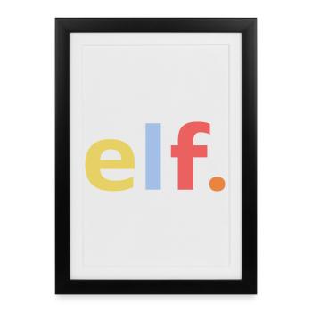 11th Birthday Young Elf 11 Year Anniversary - Framed poster (27 × 37 cm) - black - Front