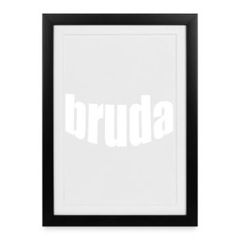 Bruda - Affiche encadrée (27 × 37 cm) - noir - Devant