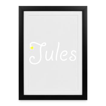 Jules - Framed poster (27 × 37 cm) - black - Front