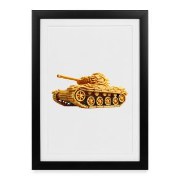 French Fries Tank | Frieze Tank - Framed poster (27 × 37 cm) - black - Front