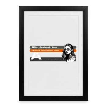 alien industries - Framed poster (27 × 37 cm) - black - Front
