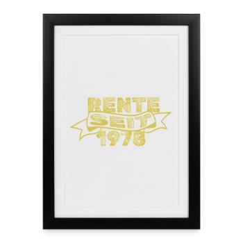 1978 - Framed poster (27 × 37 cm) - black - Front