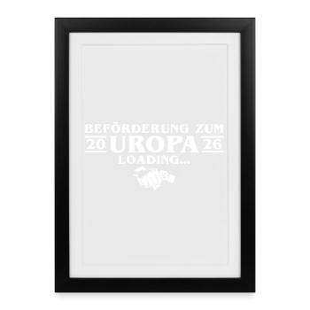 Annonce de la grossesse - Arrière-grand-père en devenir 2026 - Affiche encadrée (27 × 37 cm) - noir - Devant