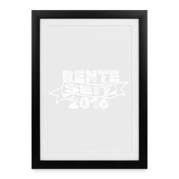 Pensioners 2016 - Framed poster (27 × 37 cm) - black - Front
