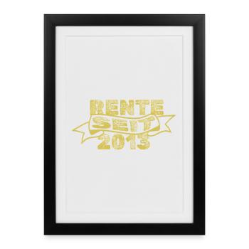Pensioners 2013 - Framed poster (27 × 37 cm) - black - Front