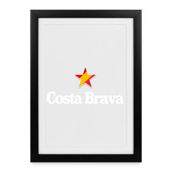 Stars of Spain - Costa Brava - Framed poster (27 × 37 cm) - black - Front