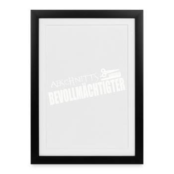 REPRÉSENTANT DE SECTION - Affiche encadrée (27 × 37 cm) - noir - Devant