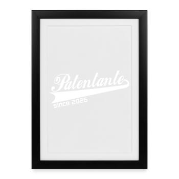 Marraine 2026, Marraine Oreiller, Tasse, Casquette - Affiche encadrée (27 × 37 cm) - noir - Devant