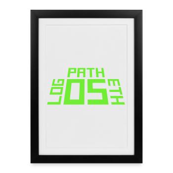 Logos Ethos Pathos Rhetoric Philosophy Student - Framed poster (27 × 37 cm) - black - Front