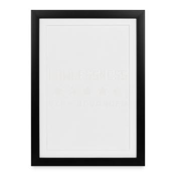 Drôle de dicton : L’anarchie a avancé ! - Affiche encadrée (27 × 37 cm) - noir - Devant