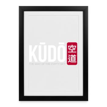 Kudo Martial Arts - The Way of the Empty Sky - Framed poster (27 × 37 cm) - black - Front