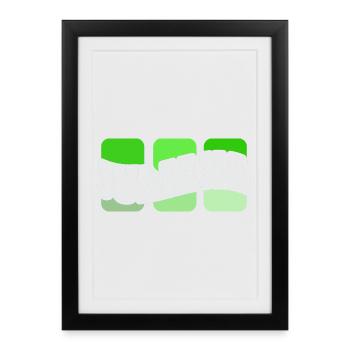 Name Juliana - Framed poster (27 × 37 cm) - black - Front