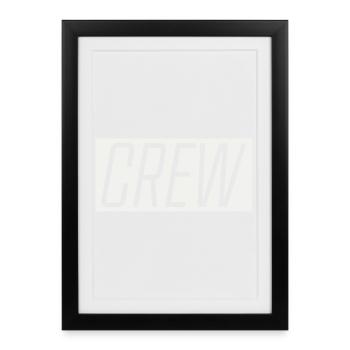 Équipage - Affiche encadrée (27 × 37 cm) - noir - Devant
