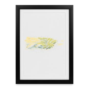 Porto Rico Boricua - Affiche encadrée (27 × 37 cm) - noir - Devant
