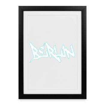Berlin - Framed poster (27 × 37 cm) - black - Front