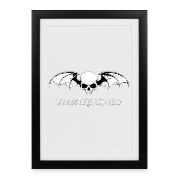 Vampire Squad White - Framed poster (27 × 37 cm) - black - Front