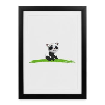 PANDA Baer - Framed poster (27 × 37 cm) - black - Front
