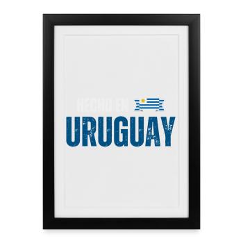 Made in Uruguay, Uruguayan pride - Framed poster (27 × 37 cm) - black - Front