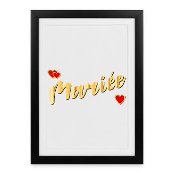 MARRIED bachelorette PARTY - Framed poster (27 × 37 cm) - black - Front