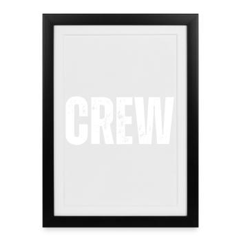 Crew - Framed poster (27 × 37 cm) - black - Front