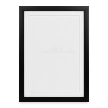 Rome skyline, I love Rome - Framed poster (27 × 37 cm) - black - Front