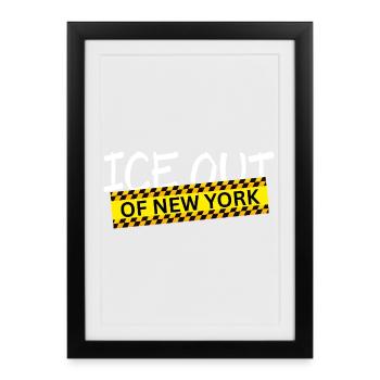 Out of New York - Framed poster (27 × 37 cm) - black - Front