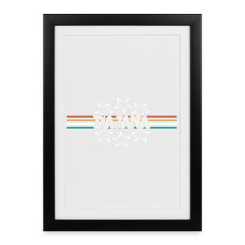 Dajana as a given name - Framed poster (27 × 37 cm) - black - Front