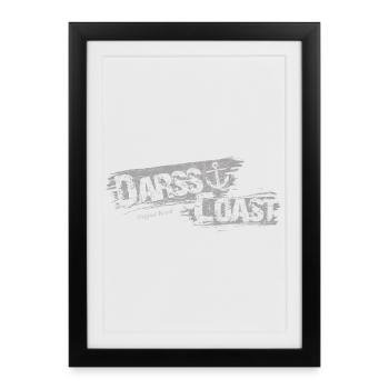 DarssCoast - Original Brand - Gerahmtes Poster (27 × 37 cm) - Schwarz - Vorne