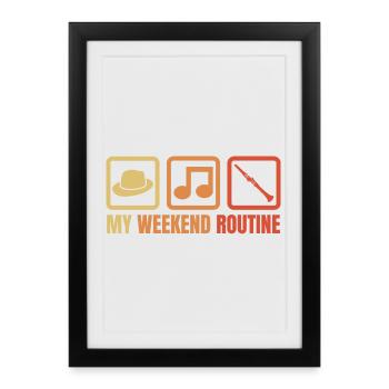 Clarinetists Weekend - Framed poster (27 × 37 cm) - black - Front