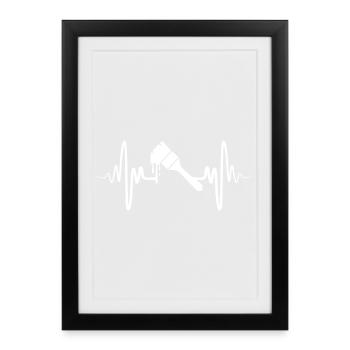 Painter Brush - Framed poster (27 × 37 cm) - black - Front