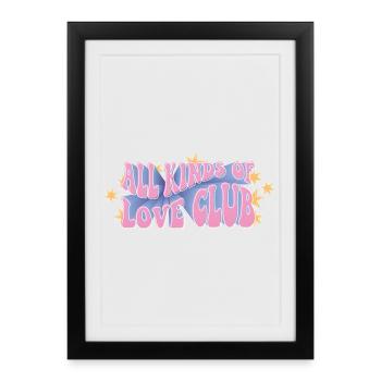 Toutes sortes de clubs d’amour - Affiche encadrée (27 × 37 cm) - noir - Devant