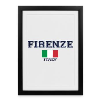 Florence, Firenze - Framed poster (27 × 37 cm) - black - Front