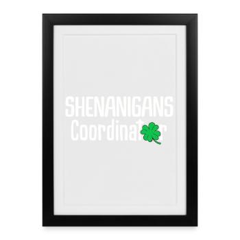 Coordinateur des manigances - Affiche encadrée (27 × 37 cm) - noir - Devant