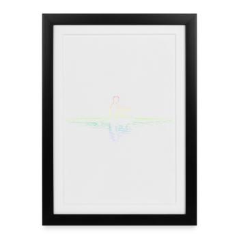 Ramer - Affiche encadrée (27 × 37 cm) - noir - Devant