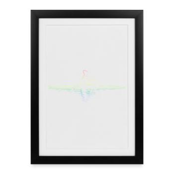 Ramer - Affiche encadrée (27 × 37 cm) - noir - Devant