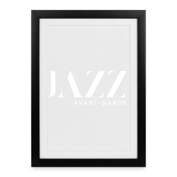 avantgarde jazz - Framed poster (27 × 37 cm) - black - Front