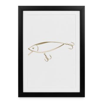 MeyDes Wobbler - Affiche encadrée (27 × 37 cm) - noir - Devant