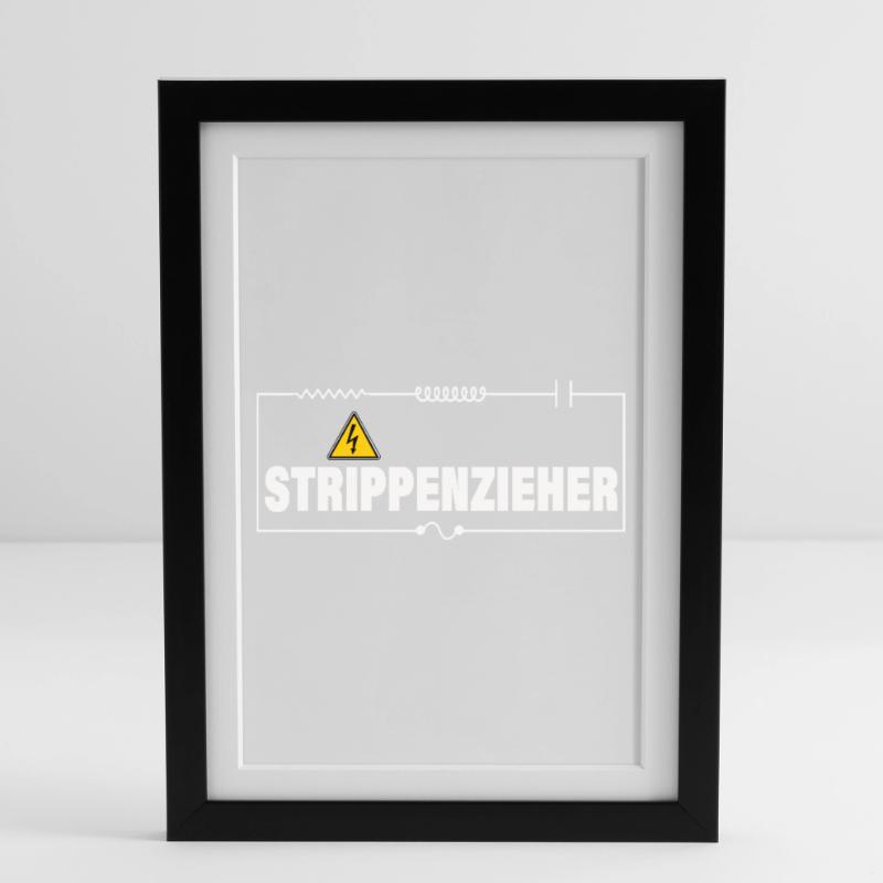 String-puller Framed poster (27 × 37 cm)