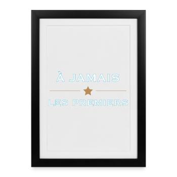 À jamais les premiers – Marseille - Affiche encadrée (27 × 37 cm) - noir - Devant