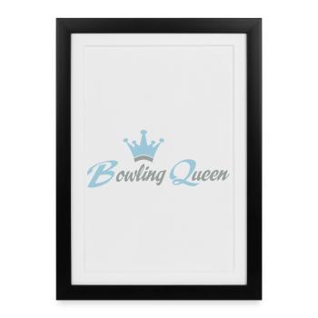 bowling - Framed poster (27 × 37 cm) - black - Front