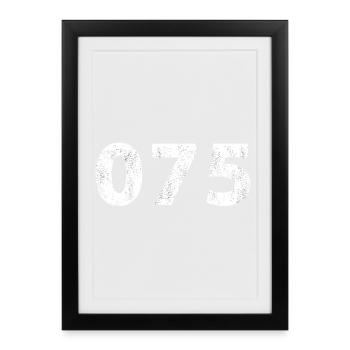 075 Zaandam Krommenie Wormerveer Spijkerboor Jisp - Framed poster (27 × 37 cm) - black - Front